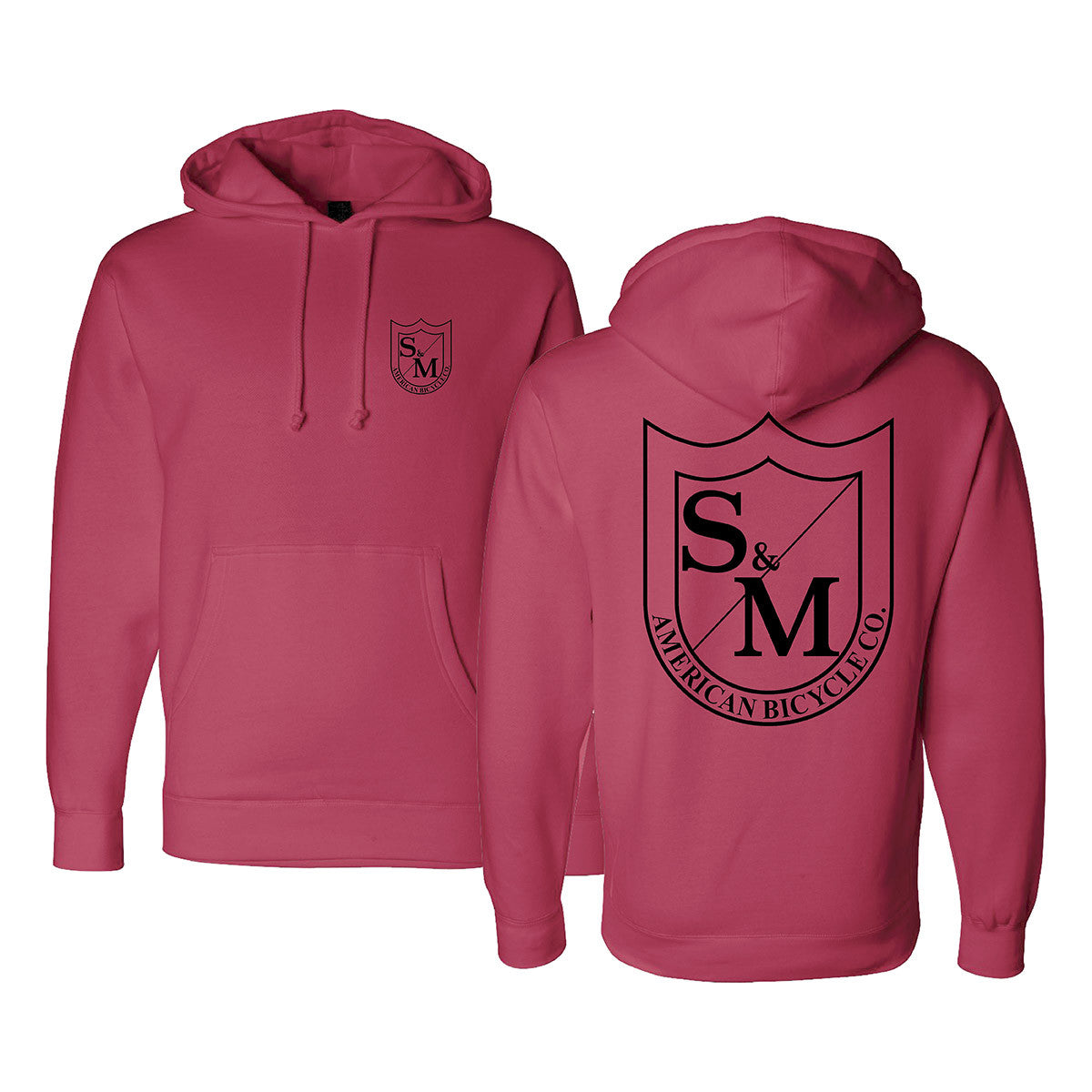 S&M Two Shield Pullover Hoodie