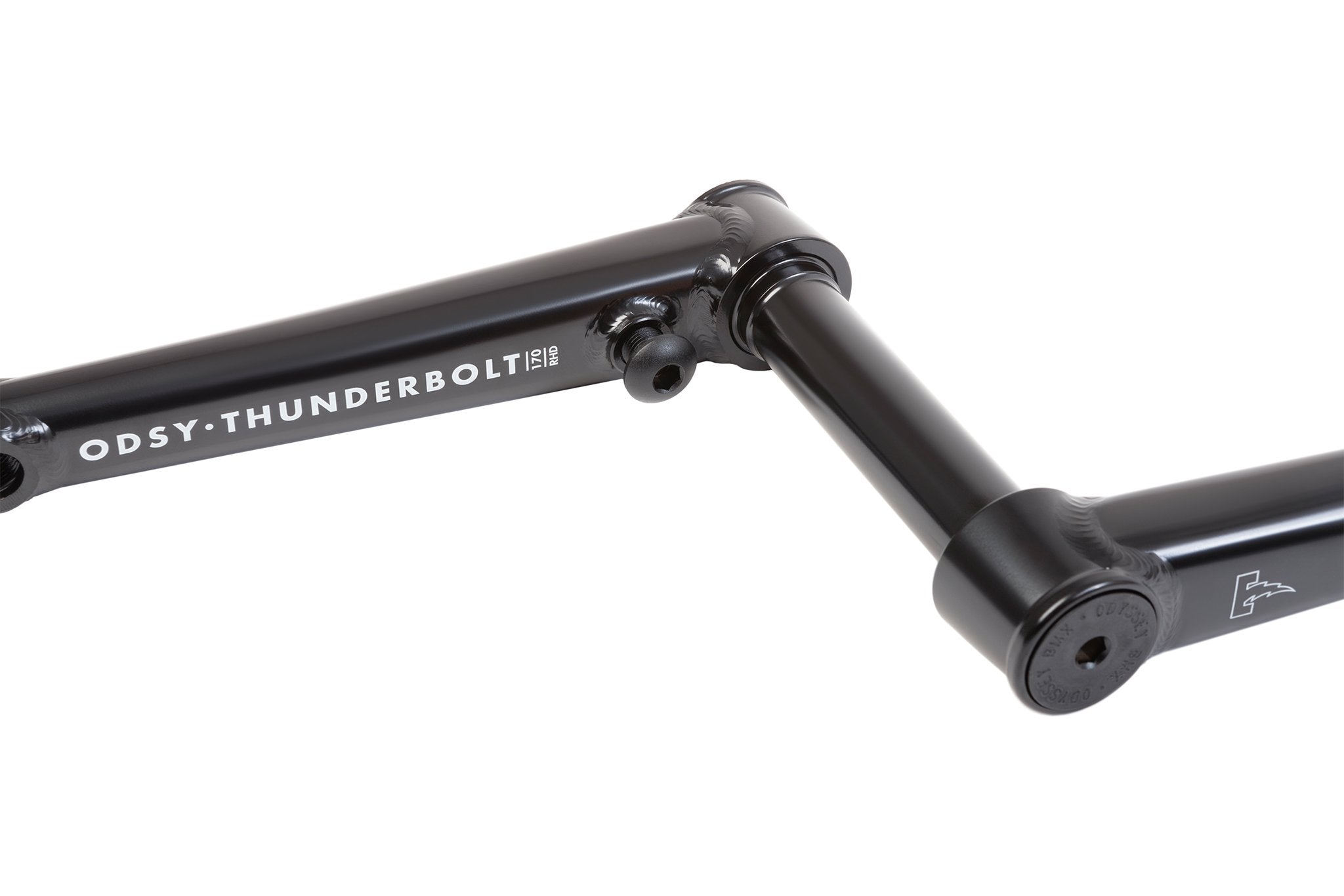 Odyssey Thunderbolt Cranks (Rust Proof Black) – Pusher BMX Mail Order