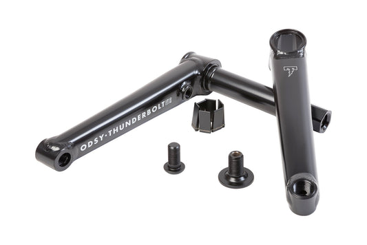 Odyssey Thunderbolt Cranks (Rust Proof Black)