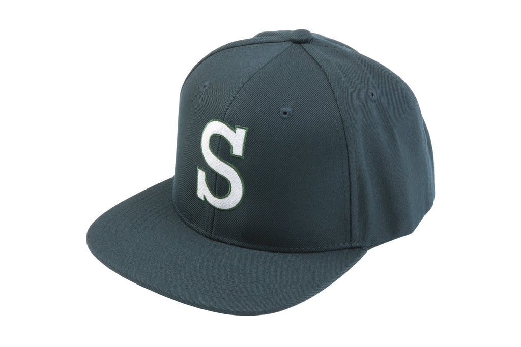 Sunday Game 6-Panel Snapback Hat (Forest Green)