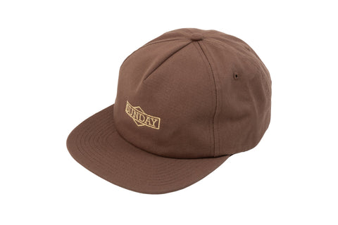 Sunday Cornerstone Snapback Hat (Brown Copper)